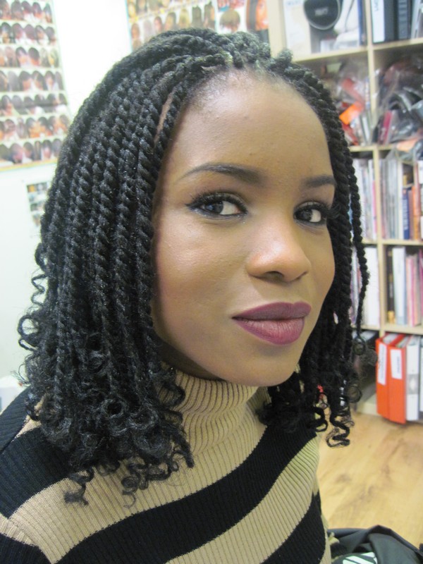 What are some kinky twist hairstyles?