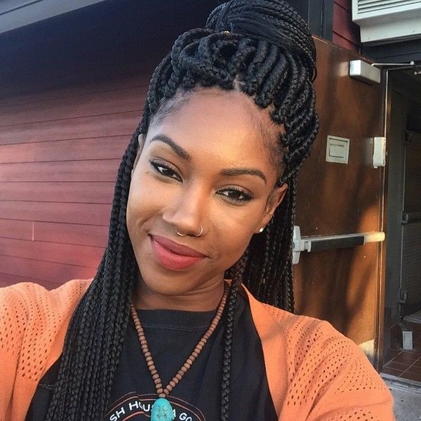 51 Best Jumbo Box Braids Styles To Try With Trending Images 