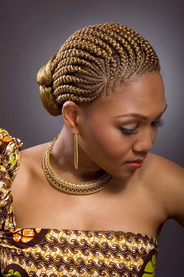 51 Latest Ghana Braids Hairstyles with Pictures - Beautified Designs