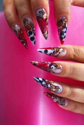 51 Stiletto Nails Designs for all Nail Types (2024)