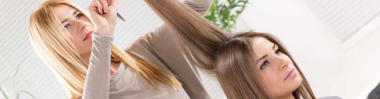 long hairstyles women at the hairdresser